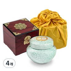 한국양봉농협 청밀 도자기 아카시아꿀, 500g, 4개