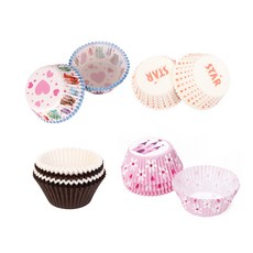 스타 머핀 색지 컵 캐슬 75p + 부엉이 75p + 홍 50p + 화이트브라운 80p, 혼합색상, 1세트