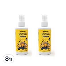 유니버셜 상상과상상 미니언즈 이카리딘 모기기피제 라벤더향, 100ml, 8개