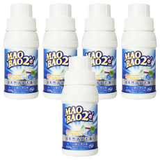 MAO BAO2 毛寶兔 超天然小蘇打活氧殺菌漂白素 有效去除頑固污漬 適用於嬰幼兒衣物 預防衣物發黃 環保無污染, 330g, 5瓶