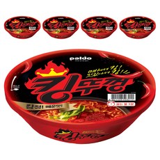 paldo 八道 碗裝王蓋湯麵 辣味 110g, 5入