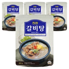 진한식품 갈비탕, 600g, 4개
