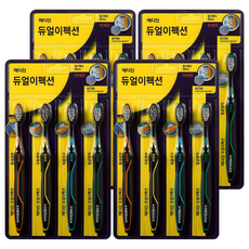 메디안 듀얼이펙션 미세모 칫솔, 4개입, 4개