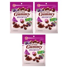 義美 QQ糖巧克球 葡萄口味, 160g, 3袋