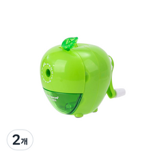 Deli 蘋果卷筆刀 E0659, 綠色, 2個