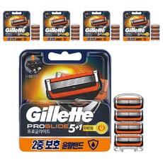 Gillette 吉列 動力刮鬍刀片, 5組, 4件