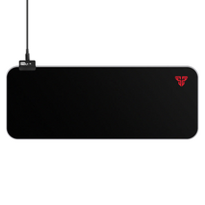 FANTECH MPR800s RGB燈效精密防滑加長版電競滑鼠墊, 黑色, 1個