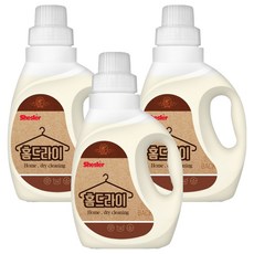 Shesler 居家乾洗洗衣精 正裝, 650ml, 3個