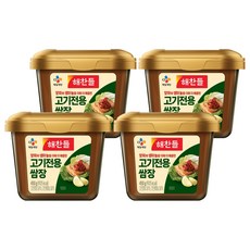 해찬들 고기전용 쌈장, 450g, 4개