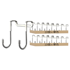 櫥櫃門後掛勾 小號, 單色, 20個