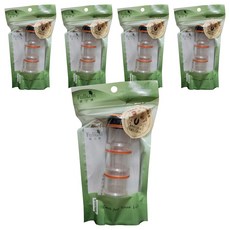 護立康 疊疊防潮保健盒，PP(聚丙烯共聚物)材質，ABS、矽膠，可拆卸設計, 5個