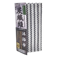 minono 米諾諾 炭纖維沐浴巾 90 x 30cm, 白色 + 黑色, 12個, 1組