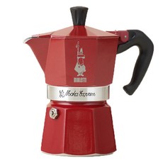 BIALeTTI 拜雷提 摩卡 Express Deco Glamour 3 杯, 1個, 紅色