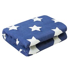 곰표한일 무자계 탄소매트 안심 전기요 GP, 블루스타, 중형(100 x 180 cm)