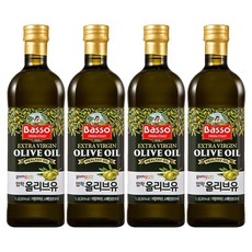 곰곰 바쏘 엑스트라버진 올리브오일, 1L, 4개