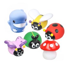 KU.KU Duckbill 酷咕鴨 水中玩具 花園昆蟲系列 Set, 6個, 1組