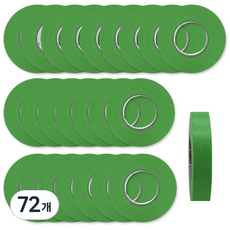 OON 마스킹테이프 초록색 12mm, 72개