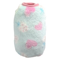 SassyDog 毛絨保暖衣 草莓, 藍色, 1件