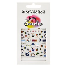 GLOSSYBLOSSOM Be My Sweetie 美甲貼 2張, 1組, 多色