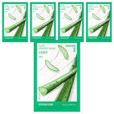 INNISFREE 我的真萃能量面膜 蘆薈款, 1片, 5包