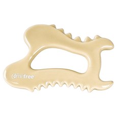 Comefree 全方位陶瓷體雕板 100%陶瓷材質 尺寸14.5x9.2x1.5cm, 奶茶色, 1個