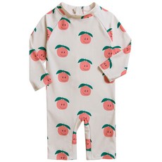 JOY MULTI Kids 孩童橘子印花防曬連身衣