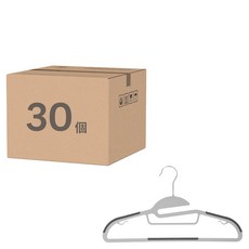 comet Home 可旋轉防滑衣架 41 x 22 x 0.6cm 最大承載4kg, 灰色, 30個