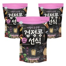 태광선식 아침이 든든한 검정콩선식, 1.2kg, 3개