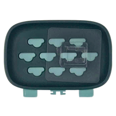 minono 米諾諾 雲朵造型不留痕瀝水香皂盒 多色隨機出貨 6個, 多色隨機, 1組