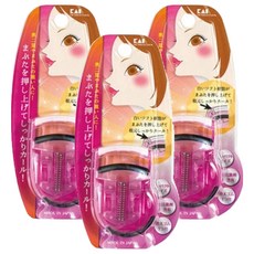 카이 간단 푸쉬업 뷰러 KQ3129, 핑크, 3개