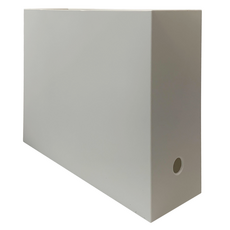 SHIMOYAMA 10cm面寬隙縫可疊式分類收納盒 高24cm, 1個, 灰色, 1