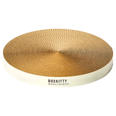 BOXKITTY 天鵝湖貓抓板, 35 x 35 x 3.5cm, 灰色, 1個