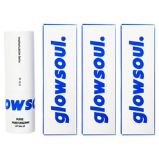 Glowsoul Pure Moisture保濕潤唇膏 4.3g, (無色/無味), 3個