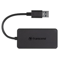 Transcend 創見 HUB2K U3 4 Port USB 3.1 gen 1 HUB 集線器, 黑色, 1個