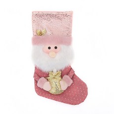 Artyhome 頂部亮片聖誕襪裝飾, 聖誕老人