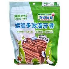 Chewy Time 健康時刻 全犬螺旋無穀潔牙骨 短 蔓越莓+牛肉 超軟口感, 泌尿保健, 275g, 1包