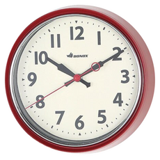 DULTON 經典掛鐘 210 x 65mm, 紅色