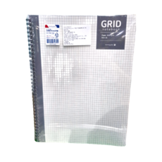 morning glory 5000 PP線圈筆記 A4 顏色隨機 方格內頁 85gsm紙質, 1本