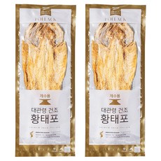마켓밀러 대관령에서 건조한 황태포, 210g, 2개