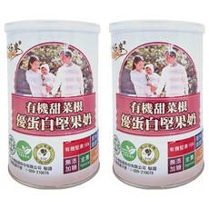 BuDer 標達 有機甜菜根優蛋白堅果奶, 有機天然好吸收, 無添加糖配方, 含16%有機堅果, 450g, 2罐