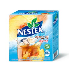 NESTEA 雀巢茶品 冰茶沖泡粉 水蜜桃口味, 12.5g, 40條, 1盒