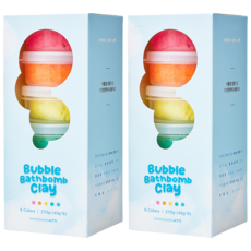 상상아띠 버블 배쓰밤 클레이 6종 세트, 45g, 2세트
