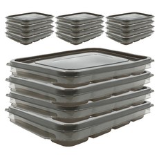 12 冰箱小份嬰兒食品密封容器, 16個