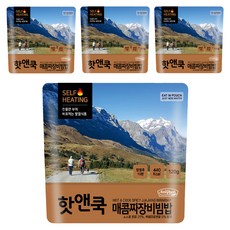 이지밥 핫앤쿡 매콤짜장비빔밥, 120g, 4개