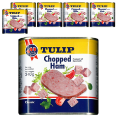 TULIP 鬱金香牌 切碎火腿餐肉 340g 丹麥製造, 6罐