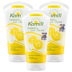 카밀 핸드 & 네일 크림 프레쉬, 75ml, 3개