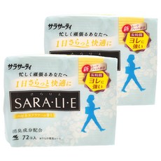 小林製藥 SARA.LI.E 愉悅花香 衛生護墊 14cm 日本原裝進口, 72入, 2包