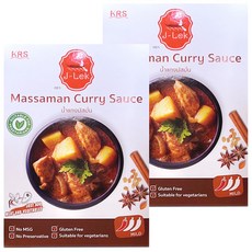 J-LEK 瑪莎曼咖哩醬 無味精 無防腐劑 適合素食者, 250g, 2盒