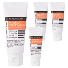 더마팩토리 워터풀 톤업 선크림 SPF50+ PA+++, 30g, 4개