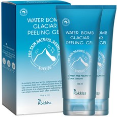 Rocky's Water Bomb 冰川水去角質凝膠, 150毫升, 2個